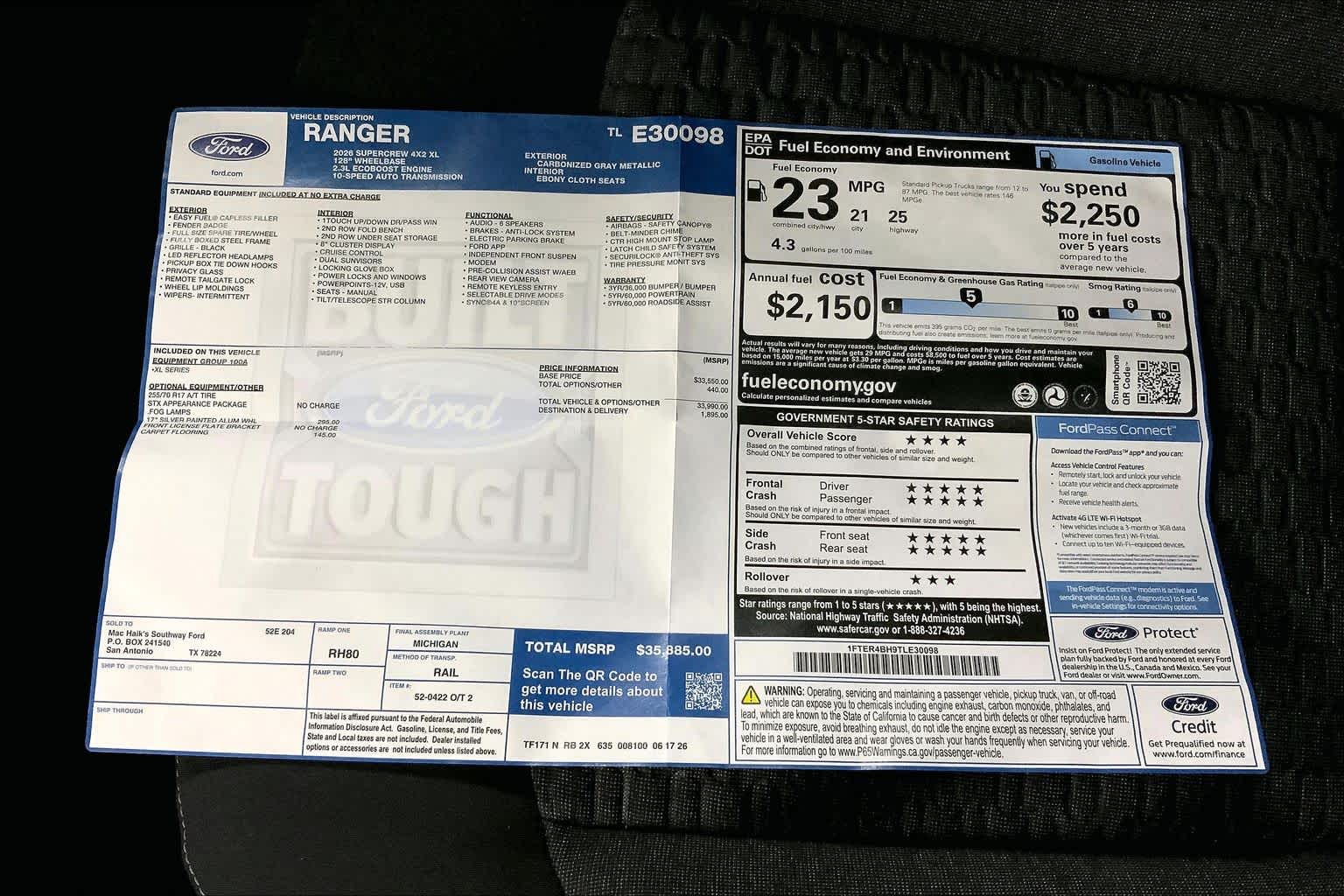 2026 Ford Ranger