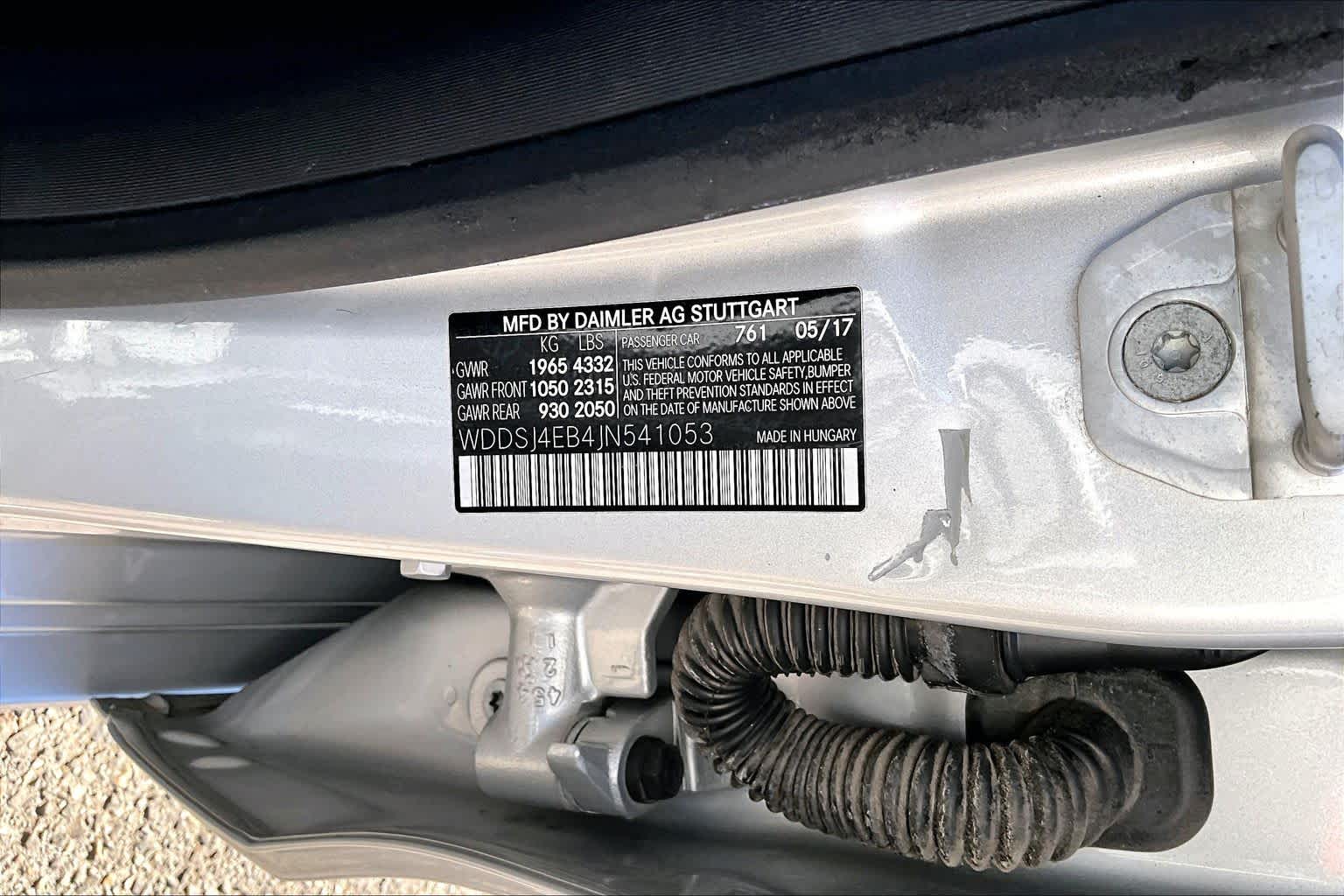 2018 Mercedes-Benz CLA 250