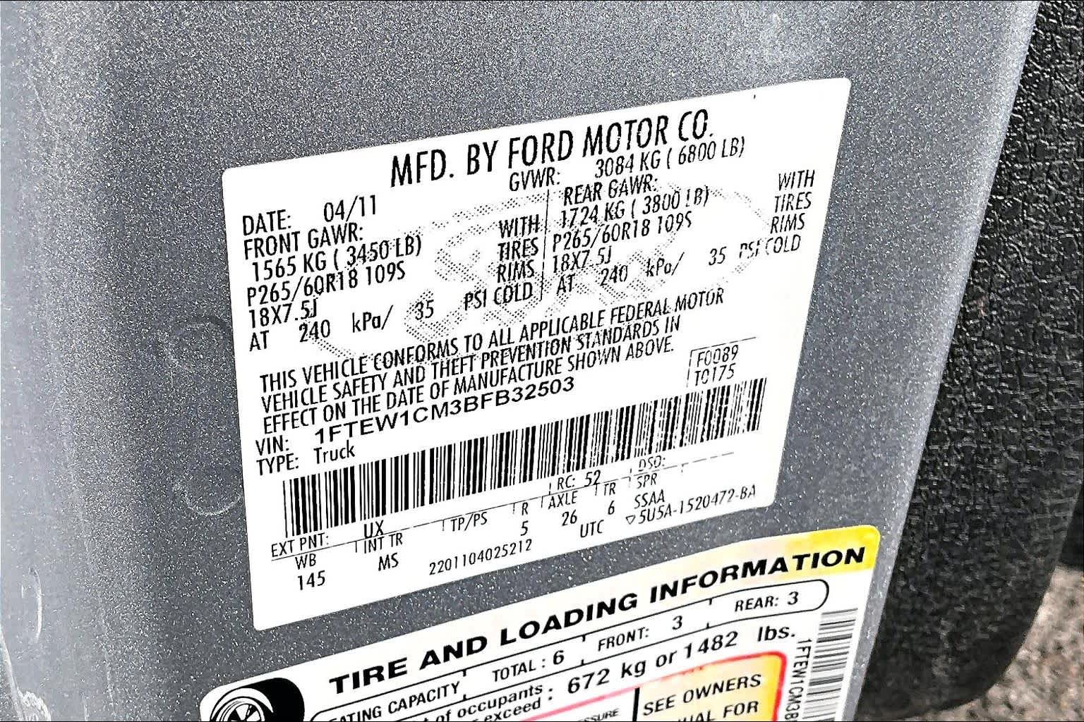 2011 Ford F-150