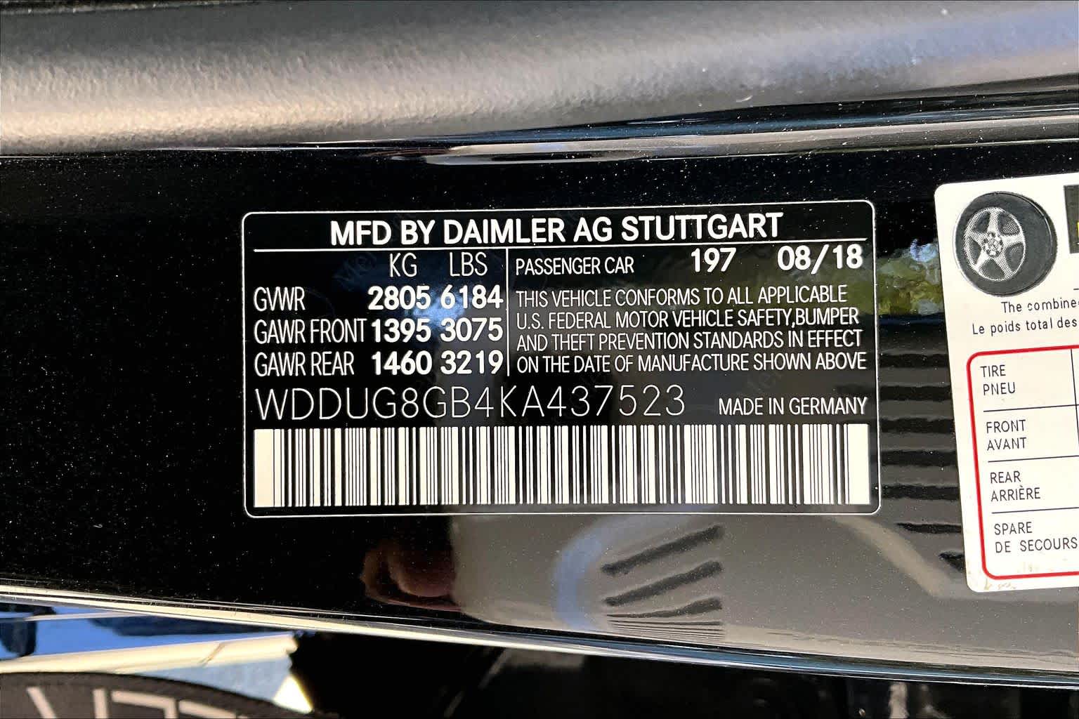 2019 Mercedes-Benz S 560